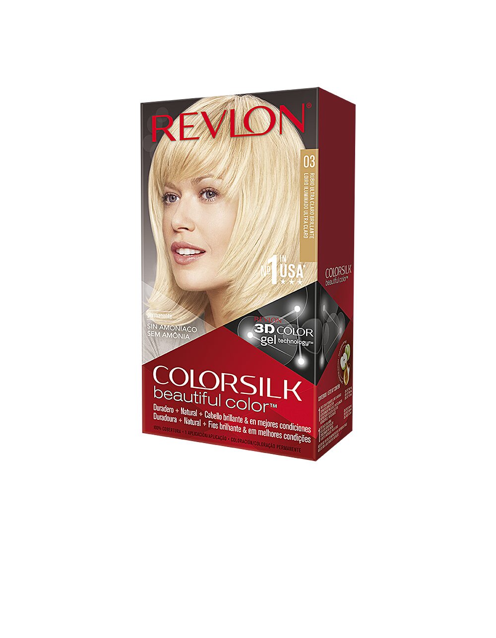 Revlon Mass Market colorsilk tinte #03-Rubio ultra claro