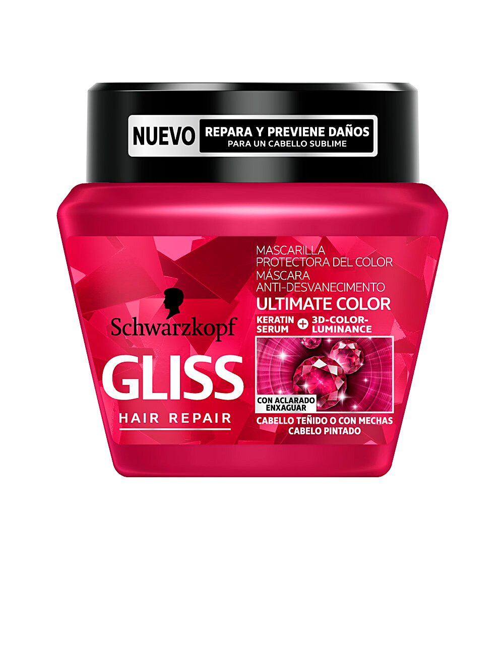 Schwarzkopf Mass Market gliss ultimate color mascarilla