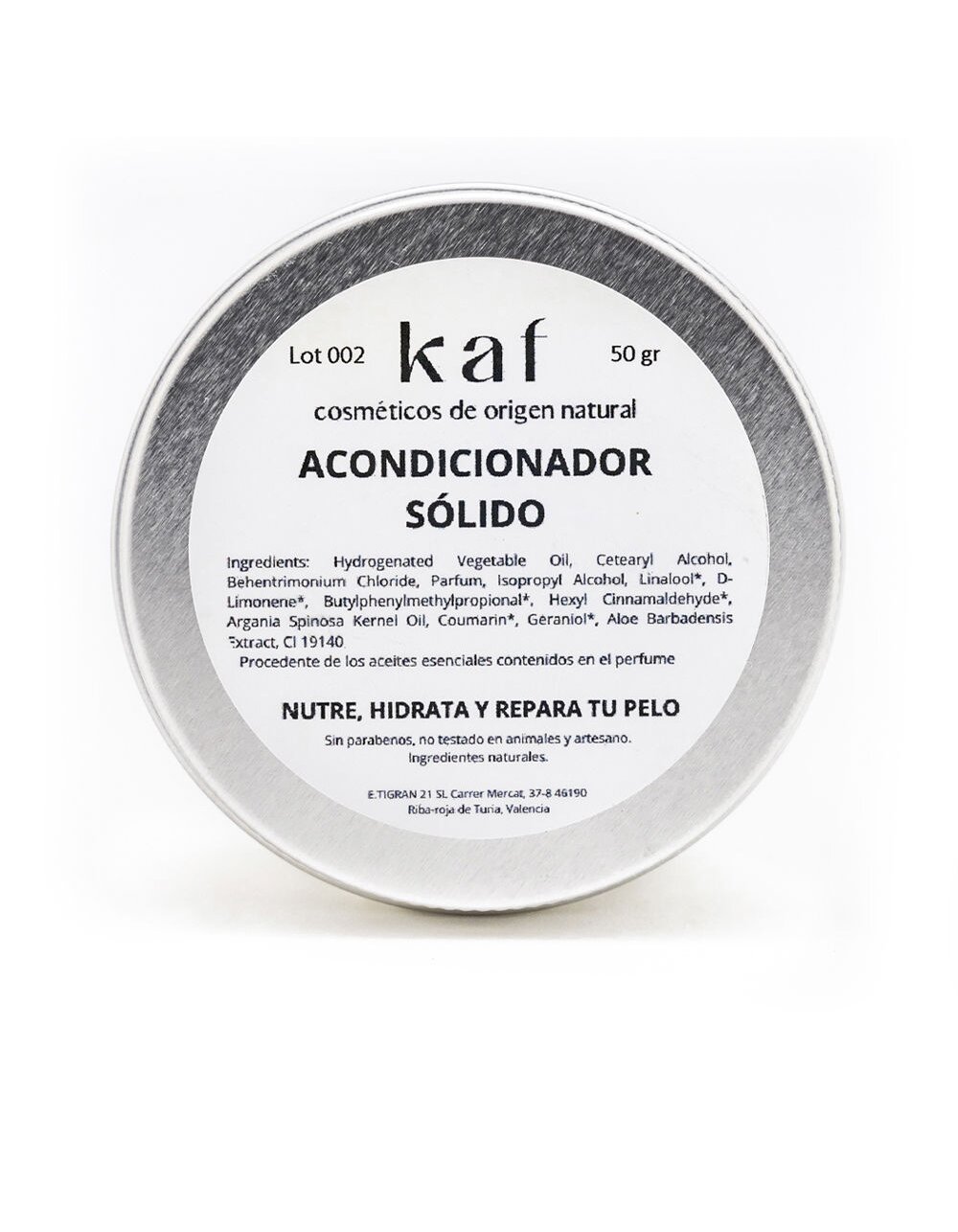 Kaf acondicionador solido todo tipo de pelo