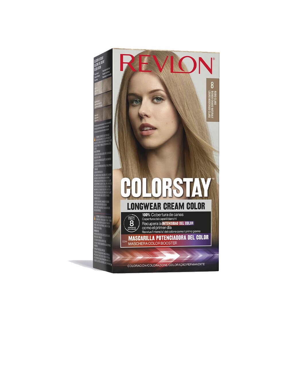 Revlon Mass Market colorstay longwear cream color #8-rubio claro 4 u
