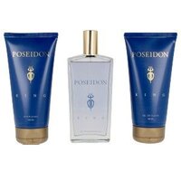 Posseidon poseidon the king eau de toilette spray 150 ml + aftershave 150 ml + shower gel 150 ml set cadou pentru barbati
