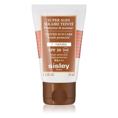 Sisley super soin solaire teinte crema de fata cu efect de protectie SPF 30 #porcelain 40 ml