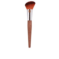 Velandia angled blusher brush bionic synthetic hair recycled aluminium coffee & corn handle