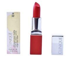 Clinique pop matte lip color + primer #03-ruby pop