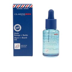 Clarins men shaving and beard oil