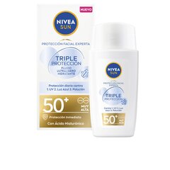 Nivea sun triple protection ultralight facial fluid spf50 40 ml
