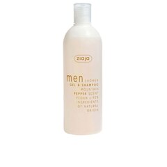 Ziaja men shower gel and shampoo mountain pepper 400 ml