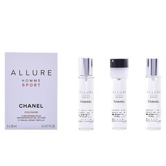 Allure homme sport cologne spray refills 3 x 20 ml