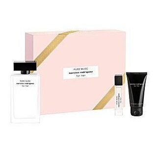 Narciso Rodriguez for her pure musc set cadou pentru femei eau de parfum 100 ml + lapte de corp 50 ml + eau de parfum 10 ml