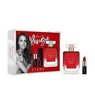 Paula Echevarria paula rouge eau de toilette spray 100 ml + lipstick set cadou pentru femei