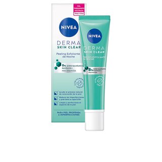 Nivea derma skin clear peeling exfoliante facial noche