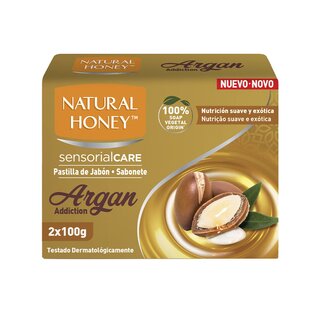 Natural Honey elixir de argan pastilla de Jabon100 gr