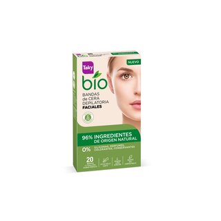 Taky bio natural 0% bandas de cera faciales depilatorias 20 buc