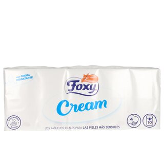 Foxy cream panuelos pieles sensibles 10 x 9 u