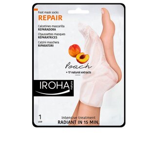 Iroha peach foot mask socks repair