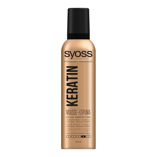 Syoss keratin mousse flexible y brillo