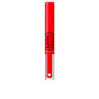 NYX professional make-up shine loud pro pigment lip shine #rebel in red