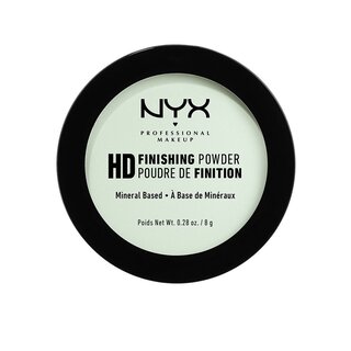 NYX professional make-up hd finishing powder mineral based #mint green