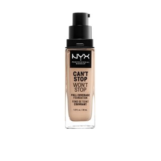 NYX professional make-up can't stop won't stop full coverage foundation #light ivory