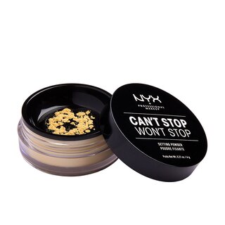 NYX professional make-up can't stop won't stop setting powder #banana