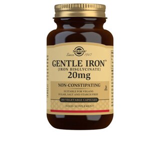 Solgar hierro gentle 20 mg 180 vcaps