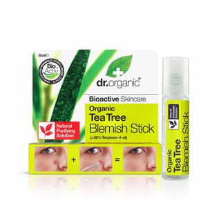 Dr. Organic bioactive organic tea tree stick para acne