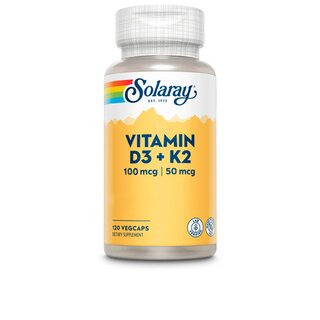 Solaray big D3 & K2 - 120 veg