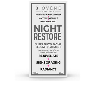 Biovene Night Restore Super Glow Facial Serum Tratament