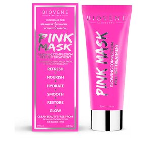 Biovene Pink Mask Glowing Complexion Peel-Off Tratament