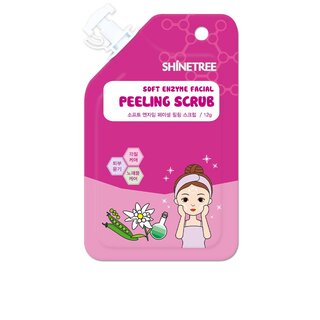 Shinetree soft enzyme facial peeling scrub 12 gr
