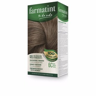 Farmatint Farmatint gel coloracion permanente #6C-Rubio oscuro ceniza