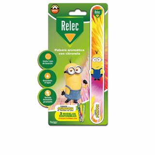 Relec Relec pulsera aromatica con citronela minions #rosa