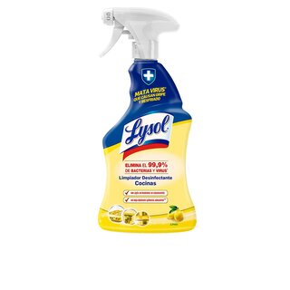 Lysol desinfectante cocina elimina 99,9% de bacterias y virus 1000 ml