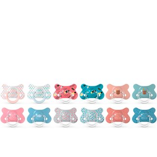 Suavinex prints suzeta fusion tetina anatomica silicon 4-18M