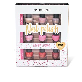 Magic Studio beauty colors nail polish set 9 buc