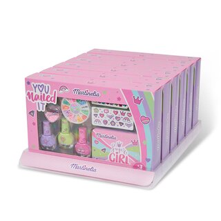 Martinelia supergirl nail art & tin box set 8 buc
