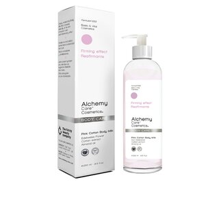 Alchemy Care Cosmetics body care pink cotton body milk
