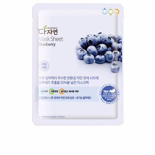 All Natural mask sheet #blueberry