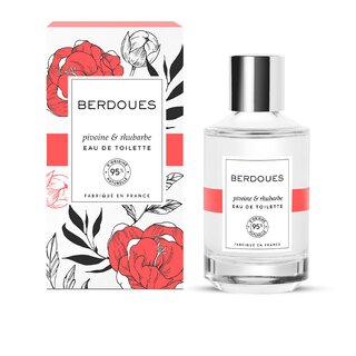Berdoues pivoine & rhumbarbe eau de toilette spray 100 ml