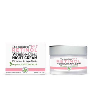 The Conscious¢ retinol wrinkle-clear night cream organic pomegranate