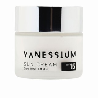 Vanessium sun cream illuminating moisturizing cream SPF 15+