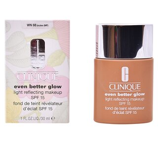 Clinique even better glow light reflecting makeup SPF 15 #brulee