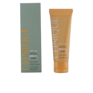 Clinique sun face cream Spf40