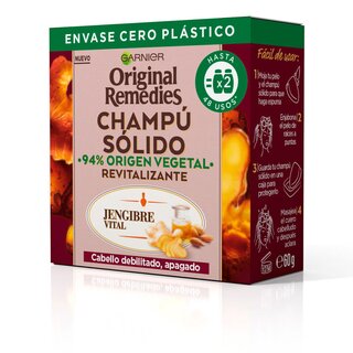 Garnier original remedies sampon solid revitalizante de jengibre