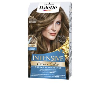 Palette intensive creme color mechas permanente #rubio