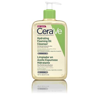 Cerave hydrating foaming oil cleanser for normal to very dry skin