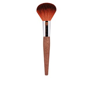 Dr. Botanicals powder brush bionic synthetic hair recycled aluminium coffe & corn handle