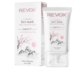 Revox B77 japanese ritual 3 minute face mask ultra moisturizing