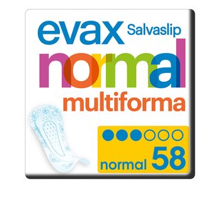Evax salva-slip multiforma normal 58 u