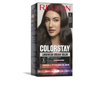 Revlon Mass Market colorstay longwear cream color #3-casta&ntilde;o oscuro 4 u